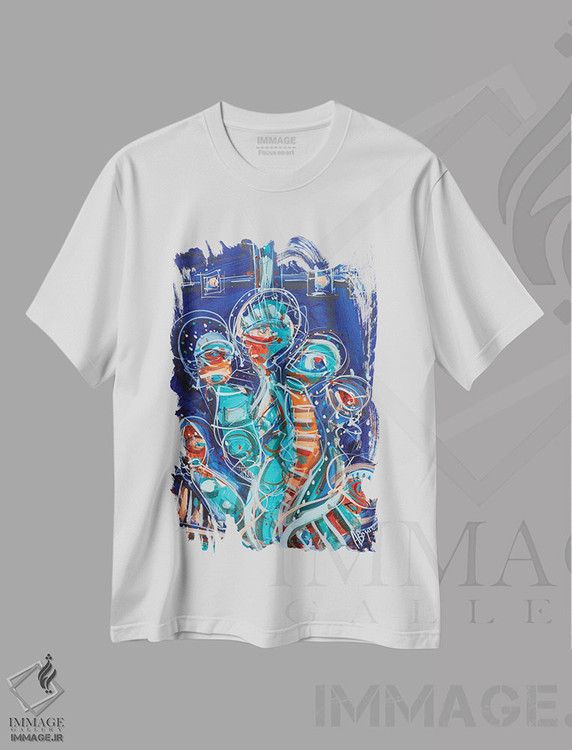 تیشرت طرح دار نمی توانم مدام خودم را تکرار کنم اثر آدام بوگوش | فروشگاه ایماژ
