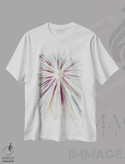 تیشرت طرح دار انفجار ستاره ای سرخابی IV اثر آنجلا بیسون | immage.ir