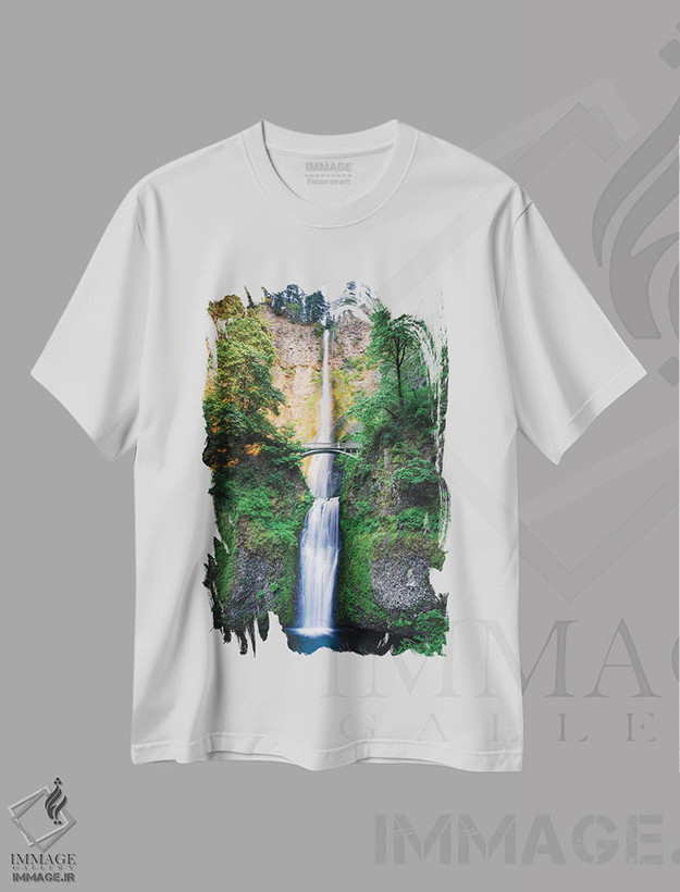 تیشرت طرح دار آبشار مولتنومه، مدیوم اثر استیو برکلی | فروشگاه ایماژ