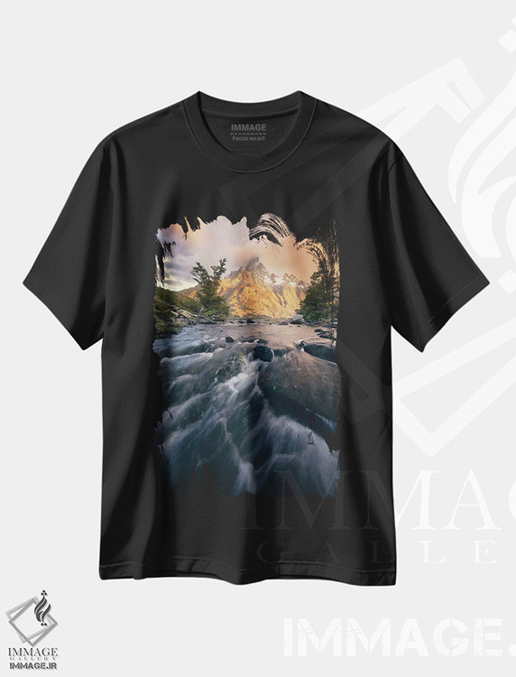 تیشرت طرح دار پاین گرانده، مدیوم اثر استیو برکلی | فروشگاه ایماژ