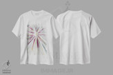 تیشرت طرح دار انفجار ستاره ای سرخابی IV اثر آنجلا بیسون | immage.ir