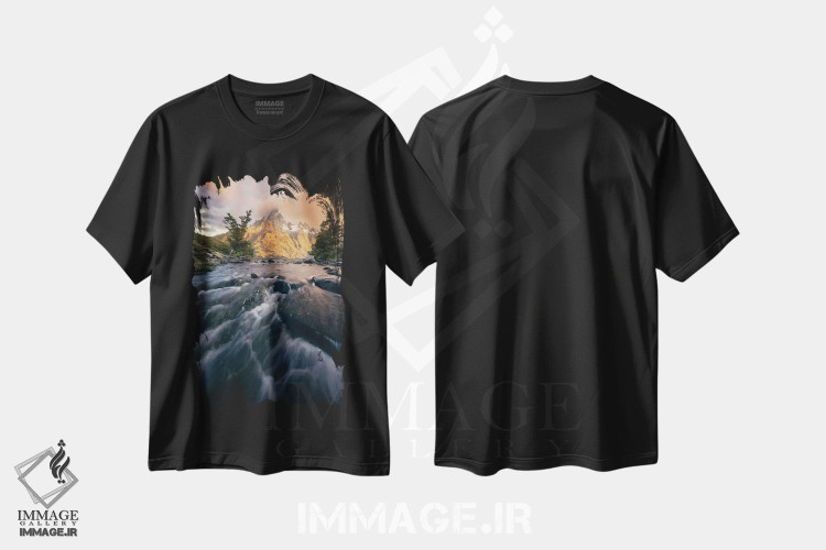 تیشرت طرح دار پاین گرانده، مدیوم اثر استیو برکلی | فروشگاه ایماژ