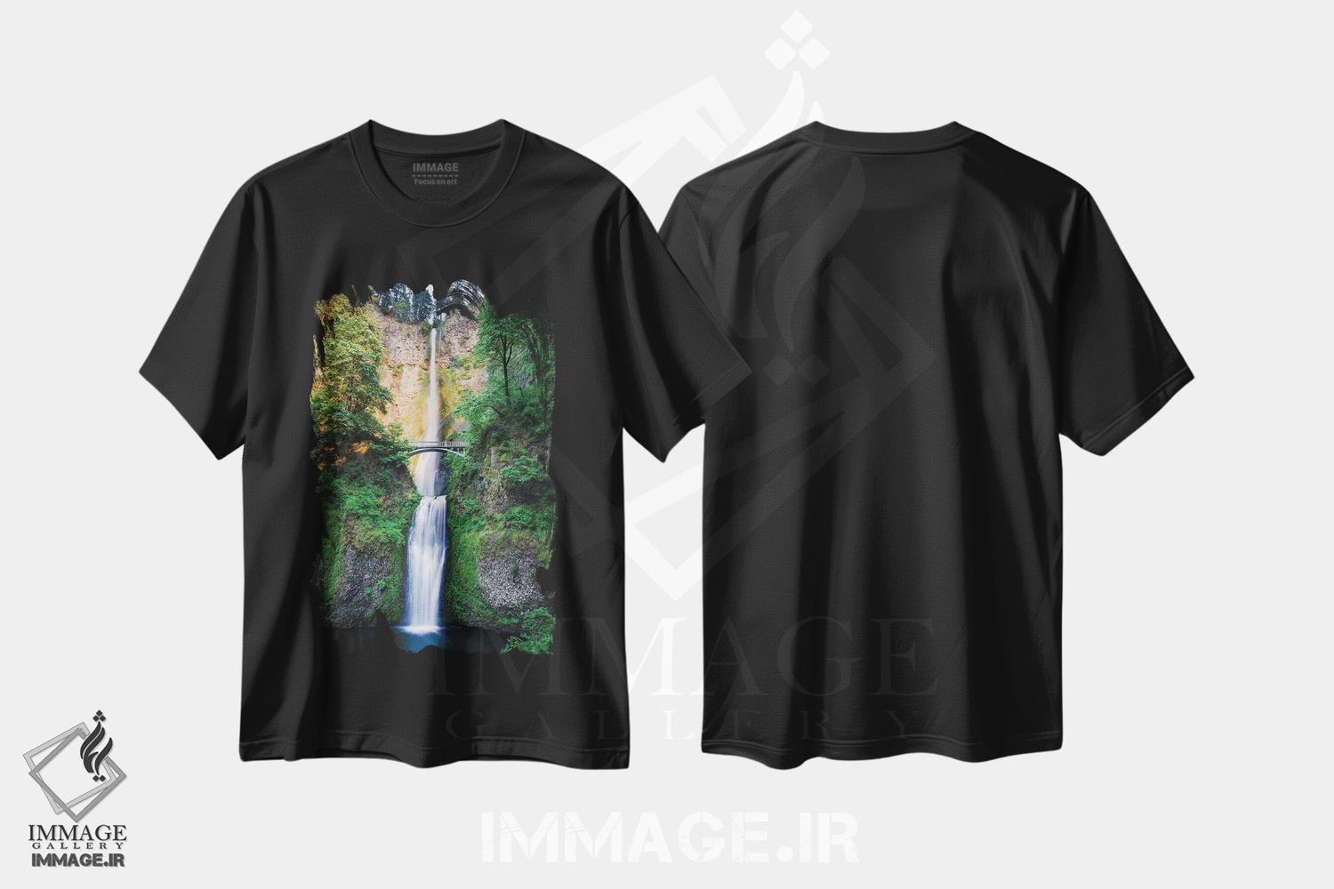 تیشرت طرح دار آبشار مولتنومه، مدیوم اثر استیو برکلی | immage.ir