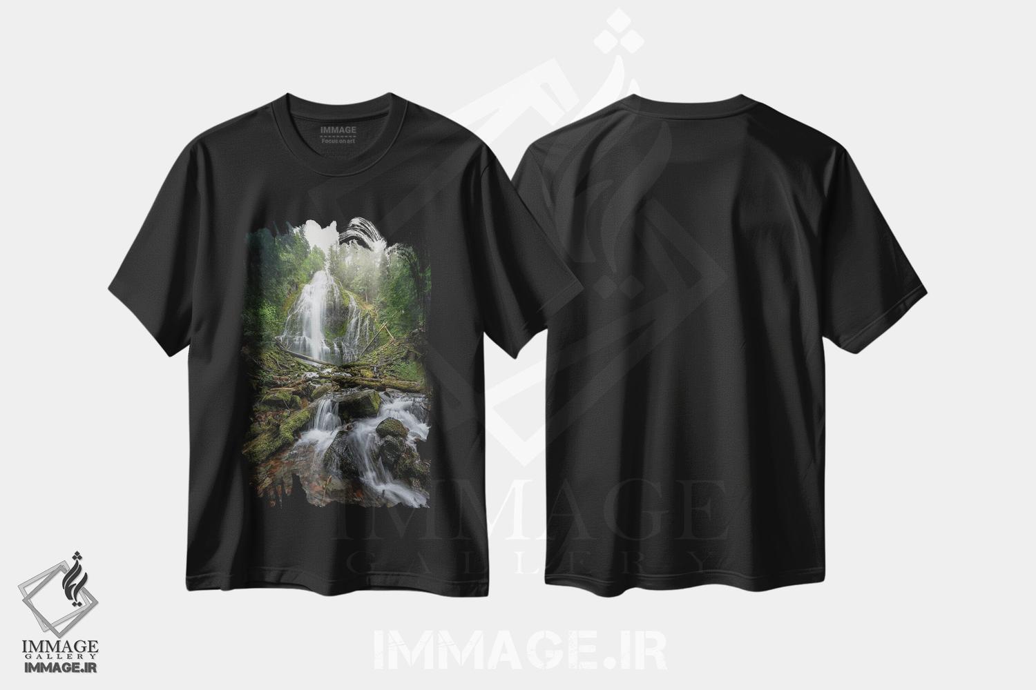 تیشرت طرح دار آبشار پروکسی II، مدیوم اثر استیو برکلی | فروشگاه ایماژ