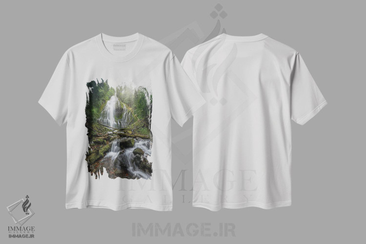 تیشرت طرح دار آبشار پروکسی II، مدیوم اثر استیو برکلی | immage.ir