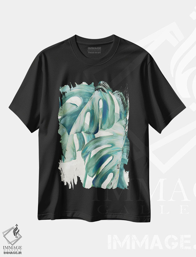 تیشرت طرح دار سمفونی جنگل II، دکور معاصر اثر الکس بلک | فروشگاه ایماژ