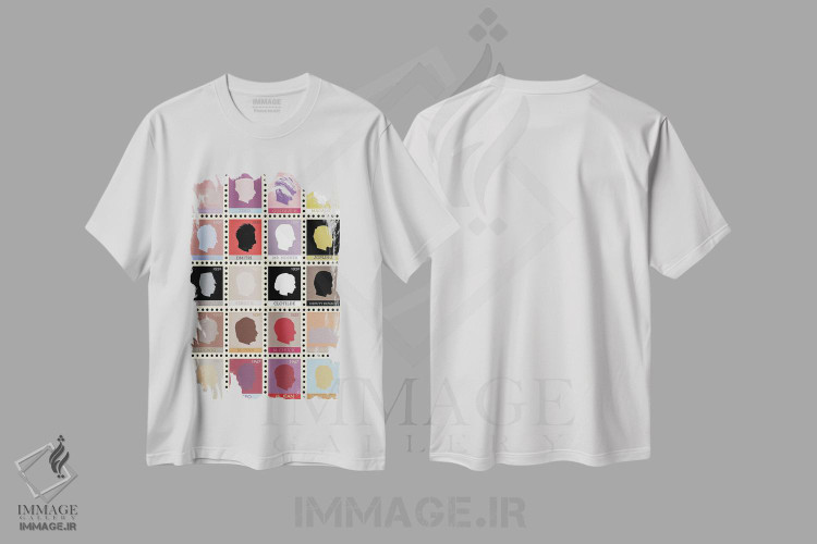 تیشرت طرح دار هتل گرند بوداپست، تزئینی اثر جردن بولتون | فروشگاه ایماژ