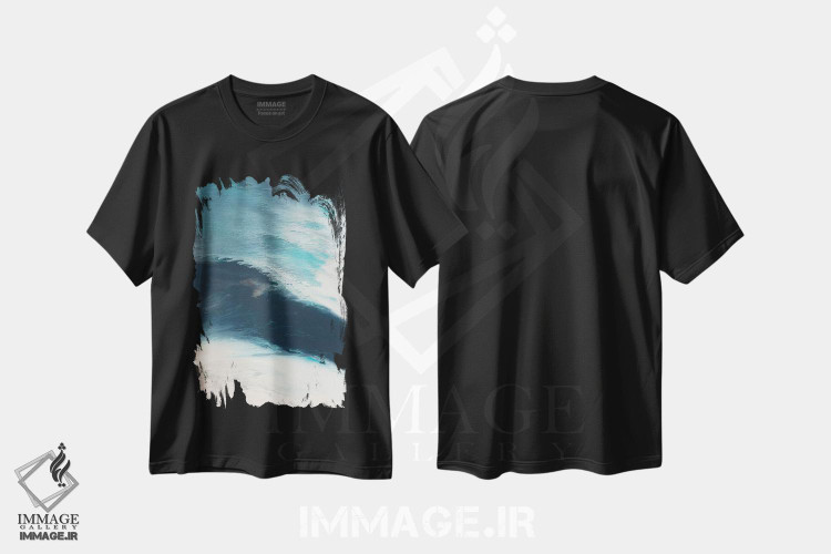 تیشرت طرح دار آسمان شسته شده اثر بلیکلی برینگ | immage.ir