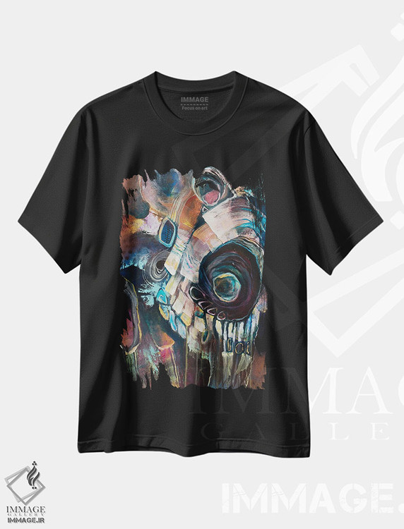 تیشرت طرح دار دژ اثر بلول آرت | immage.ir