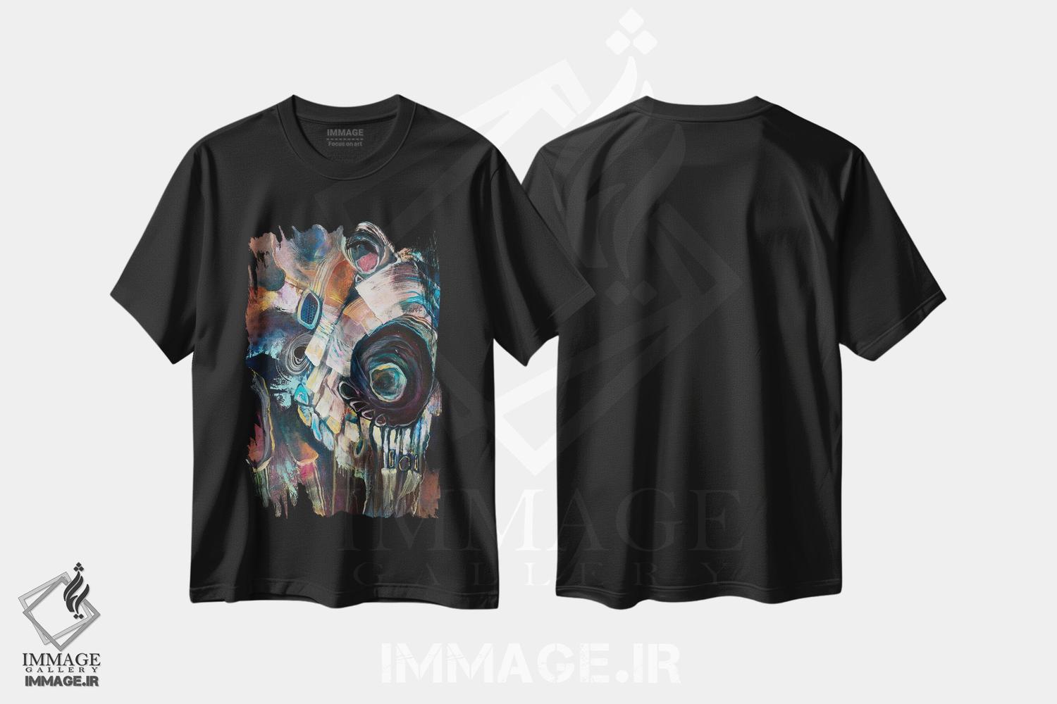 تیشرت طرح دار دژ اثر بلول آرت | immage.ir