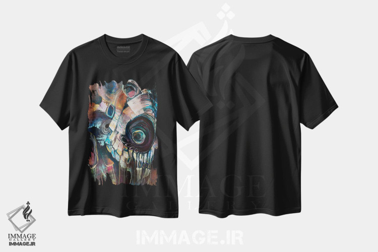 تیشرت طرح دار دژ اثر بلول آرت | immage.ir