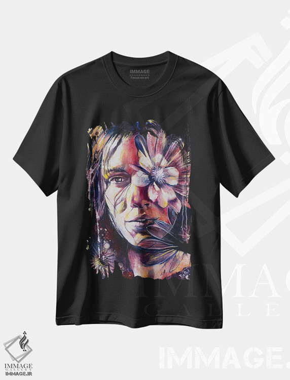 تیشرت طرح دار منشاء، هنر فاخر معاصر اثر بلول آرت | فروشگاه ایماژ