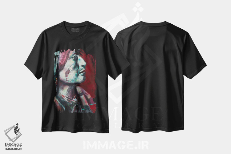 تیشرت طرح دار جیکاریا، هنر فاخر معاصر اثر بلول آرت | immage.ir