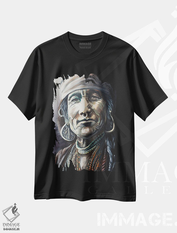 تیشرت طرح دار هوملا، هنر فاخر معاصر اثر بلول آرت | فروشگاه ایماژ