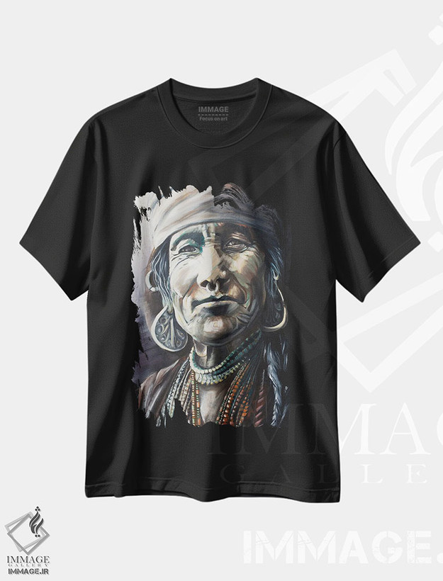 تیشرت طرح دار هوملا، هنر فاخر معاصر اثر بلول آرت | فروشگاه ایماژ