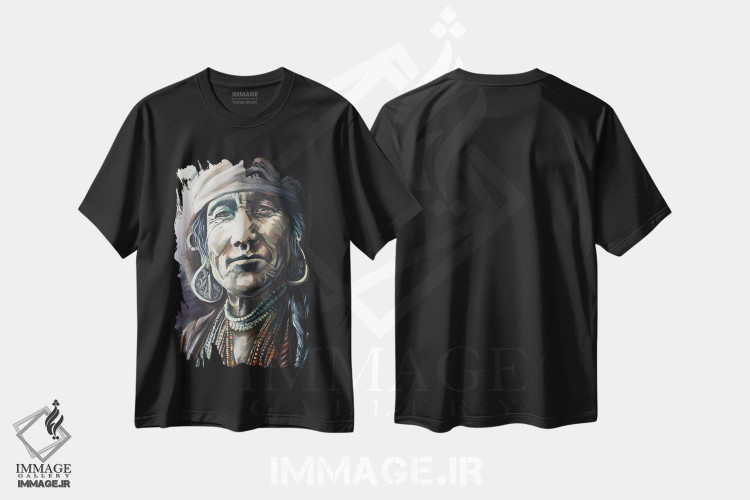 تیشرت طرح دار هوملا، هنر فاخر معاصر اثر بلول آرت | فروشگاه ایماژ