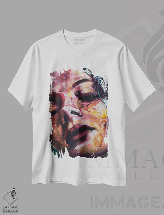 تیشرت طرح دار خواب بین، هنر فاخر معاصر اثر بلول آرت | فروشگاه ایماژ