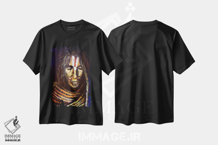 تیشرت طرح دار سابرِیدا، هنر فاخر معاصر اثر بلول آرت | فروشگاه ایماژ
