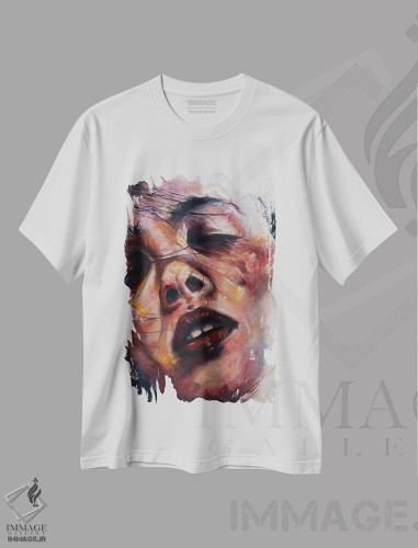 تیشرت طرح دار وجد، هنر فاخر معاصر اثر بلول آرت | فروشگاه ایماژ