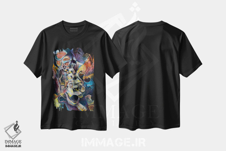 تیشرت طرح دار کانون اثر بلول آرت | فروشگاه ایماژ