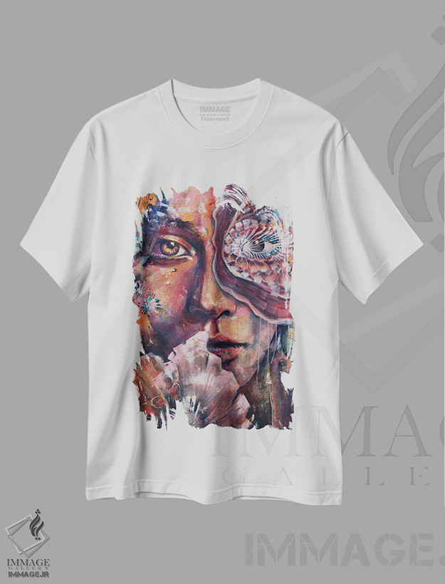 تیشرت طرح دار دگرشکل پذیری، هنر فاخر معاصر اثر بلول آرت | فروشگاه ایماژ