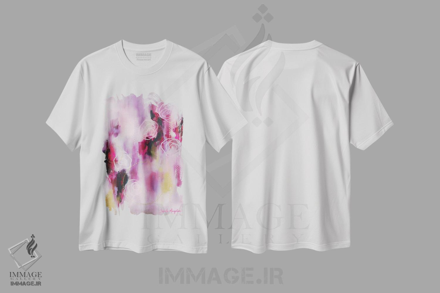 تیشرت طرح دار جست وجوی روح II اثر برندا مانگالور | immage.ir