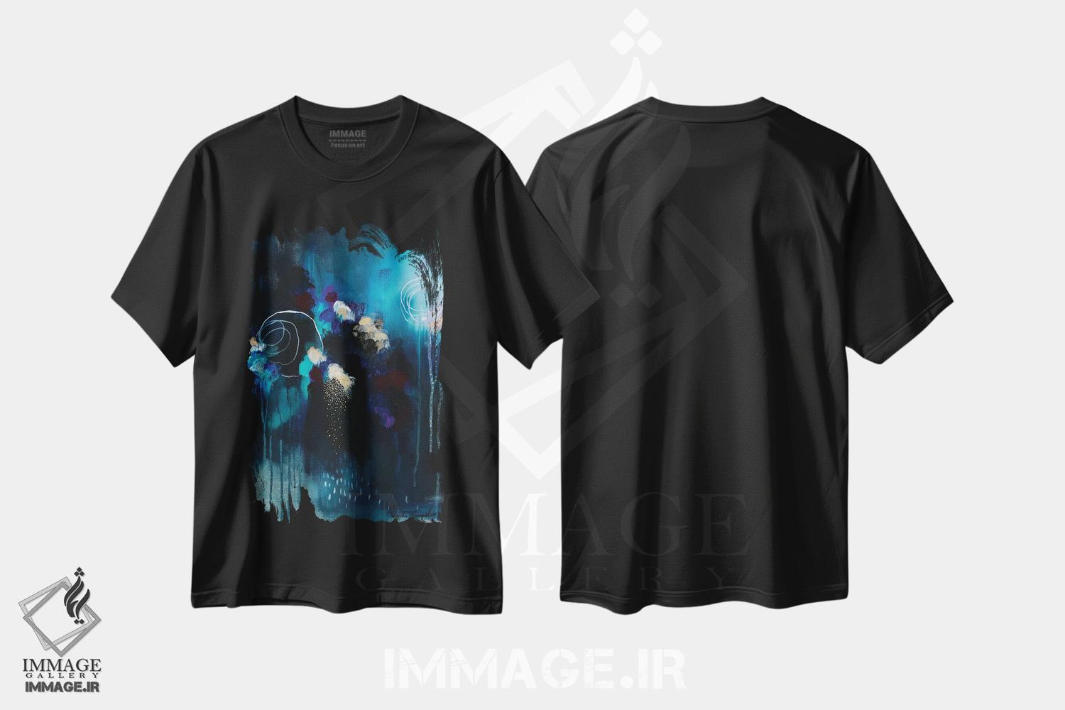 تیشرت طرح دار جست وجوی روح VII اثر برندا مانگالور | immage.ir