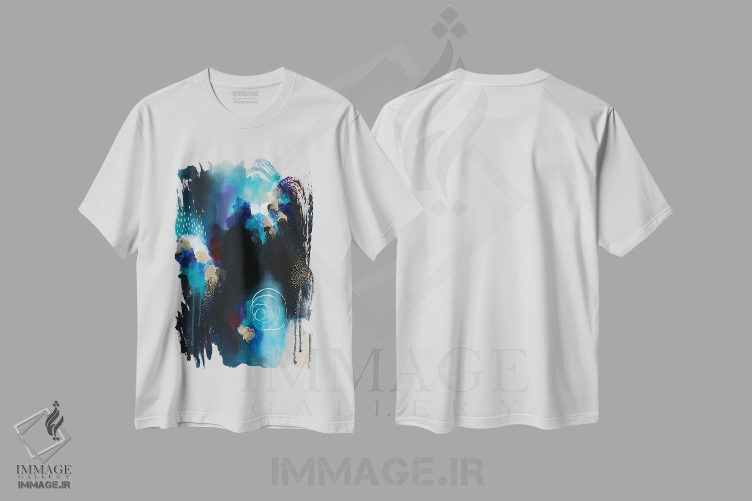 تیشرت طرح دار جست وجوی روح VIII اثر برندا مانگالور | immage.ir