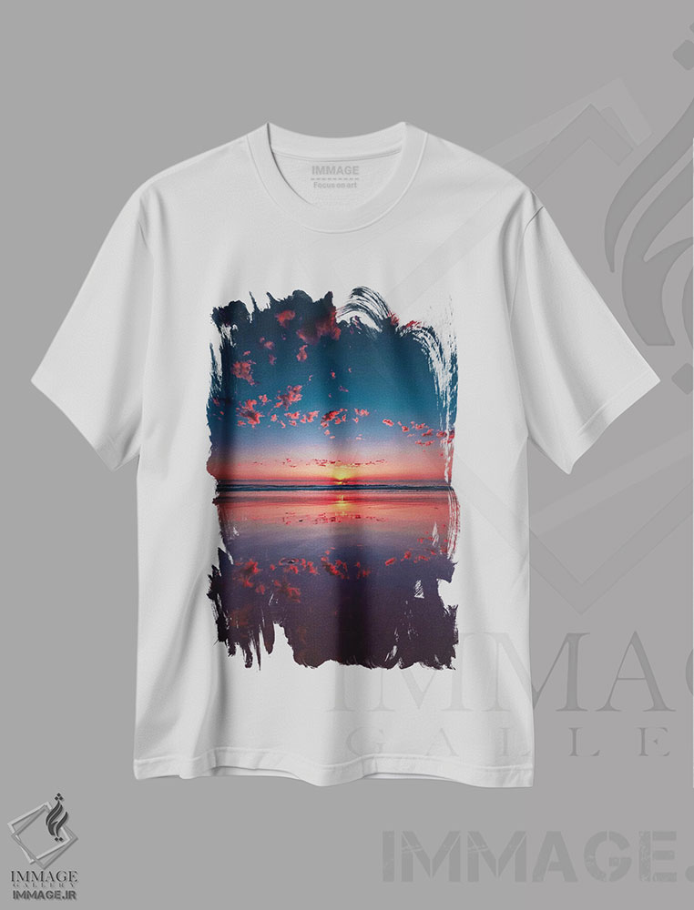 تیشرت طرح دار مینیمال، مدیوم اثر بن مولدر | فروشگاه ایماژ