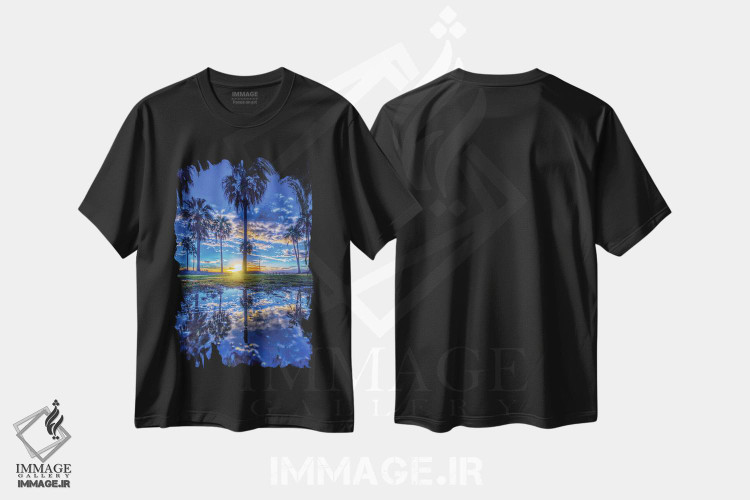 تیشرت طرح دار رویای کالیفرنیا II، مدیوم اثر بن مولدر | immage.ir