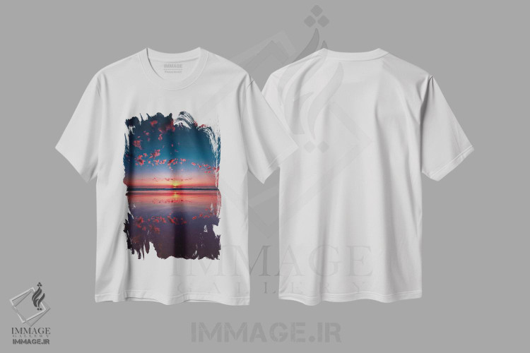تیشرت طرح دار مینیمال، مدیوم اثر بن مولدر | فروشگاه ایماژ