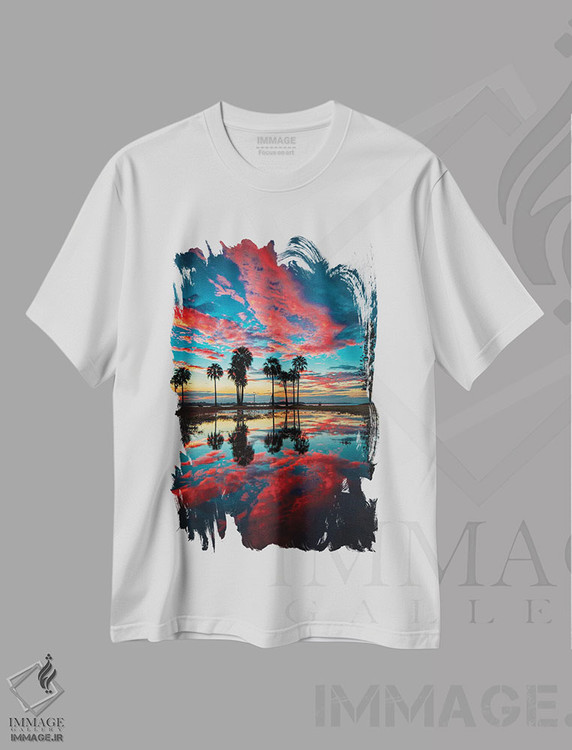 تیشرت طرح دار پس از باران، مدیوم اثر بن مولدر | فروشگاه ایماژ