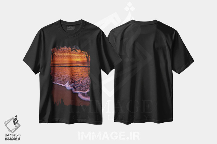 تیشرت طرح دار افق های دوردست، مدیوم اثر بن مولدر | immage.ir