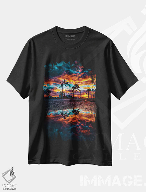تیشرت طرح دار پیاده رو، مدیوم اثر بن مولدر | immage.ir