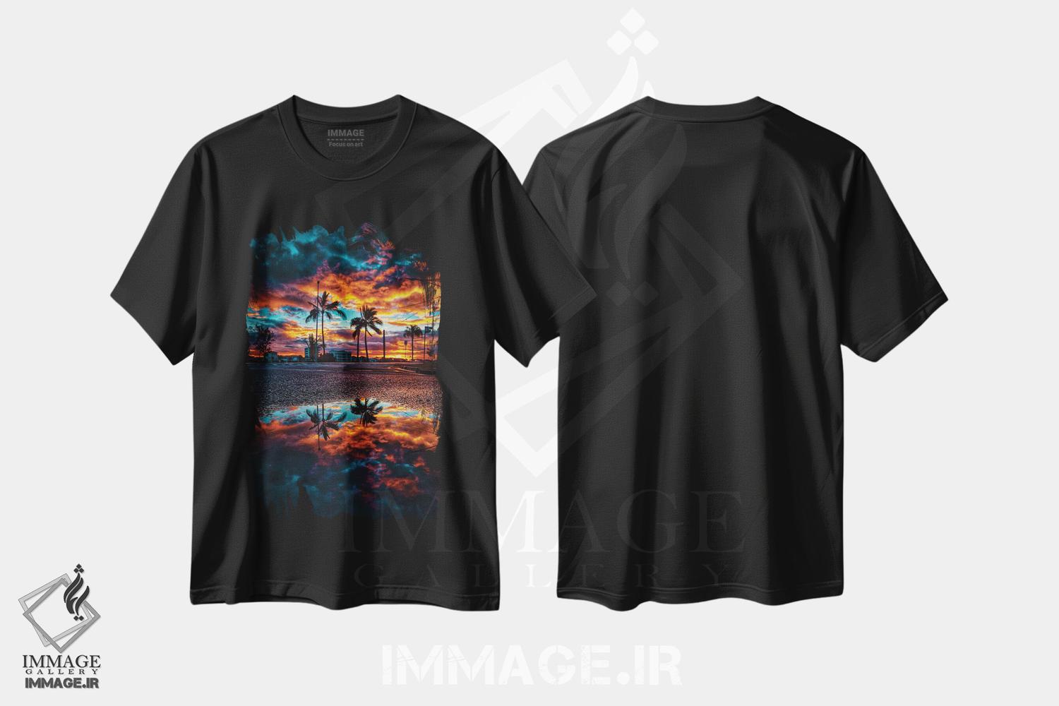 تیشرت طرح دار پیاده رو، مدیوم اثر بن مولدر | immage.ir