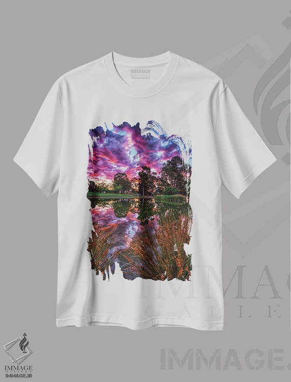 تیشرت طرح دار میان نیزارها، مدیوم اثر بن مولدر | فروشگاه ایماژ