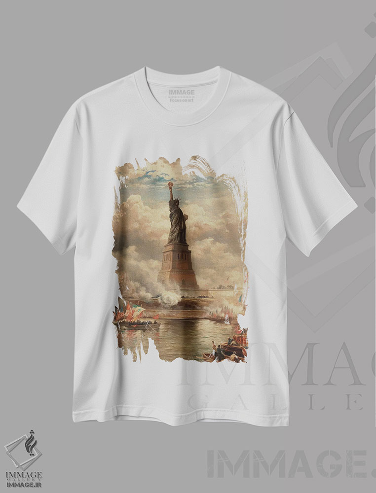 تیشرت طرح دار آثار ادوارد موران - فروشگاه ایماژ