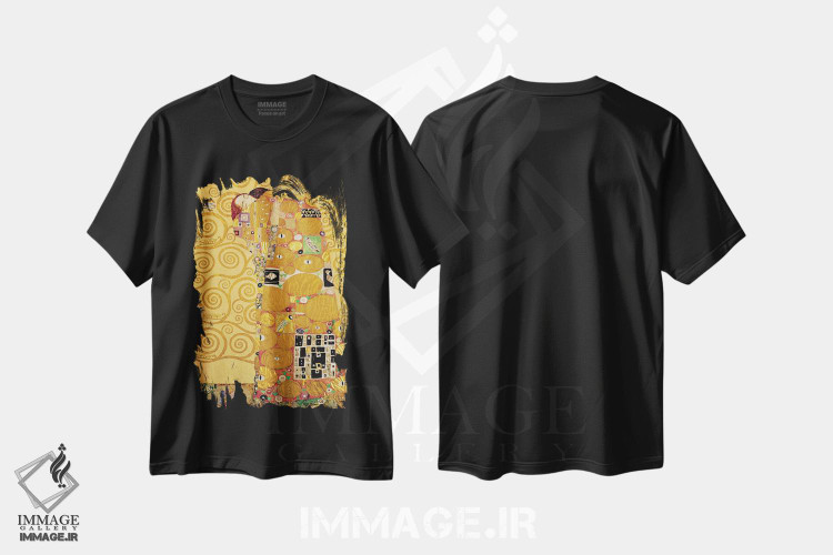 تیشرت طرح دار کمال، آرت نوو اثر گوستاو کلیمت | immage.ir