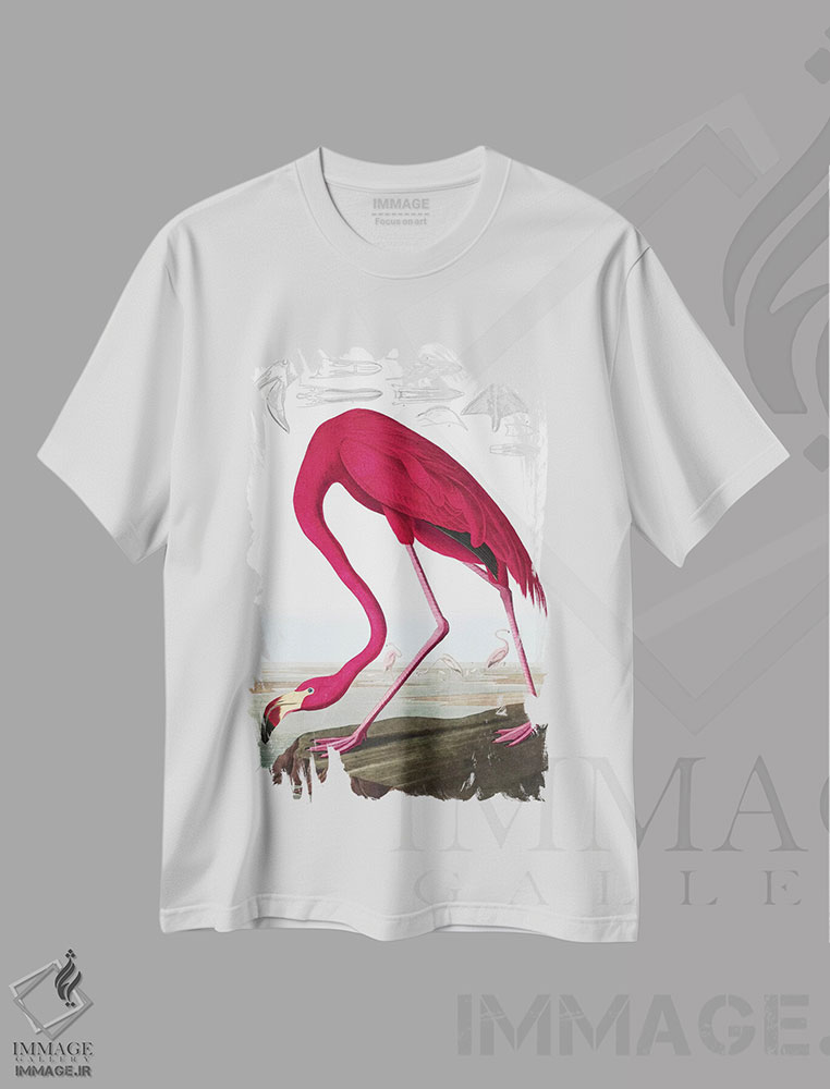 تیشرت طرح دار آثار جان جیمز آدوبون - immage.ir