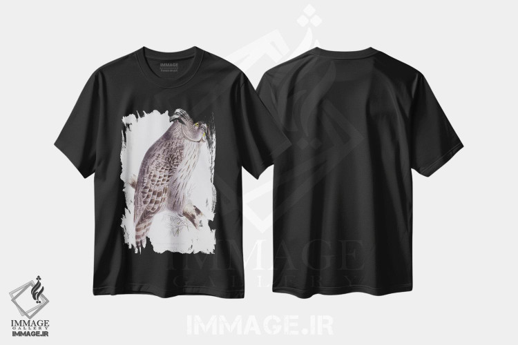 تیشرت طرح دار آثار جان گولد - فروشگاه ایماژ