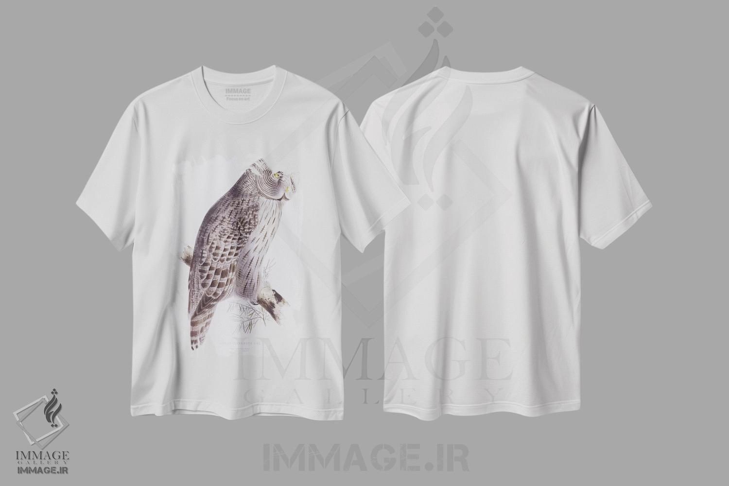 تیشرت طرح دار آثار جان گولد - immage.ir