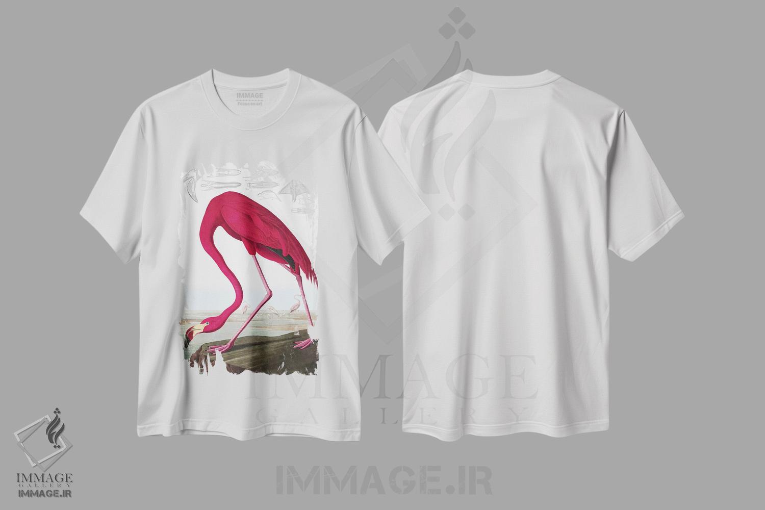 تیشرت طرح دار آثار جان جیمز آدوبون - immage.ir