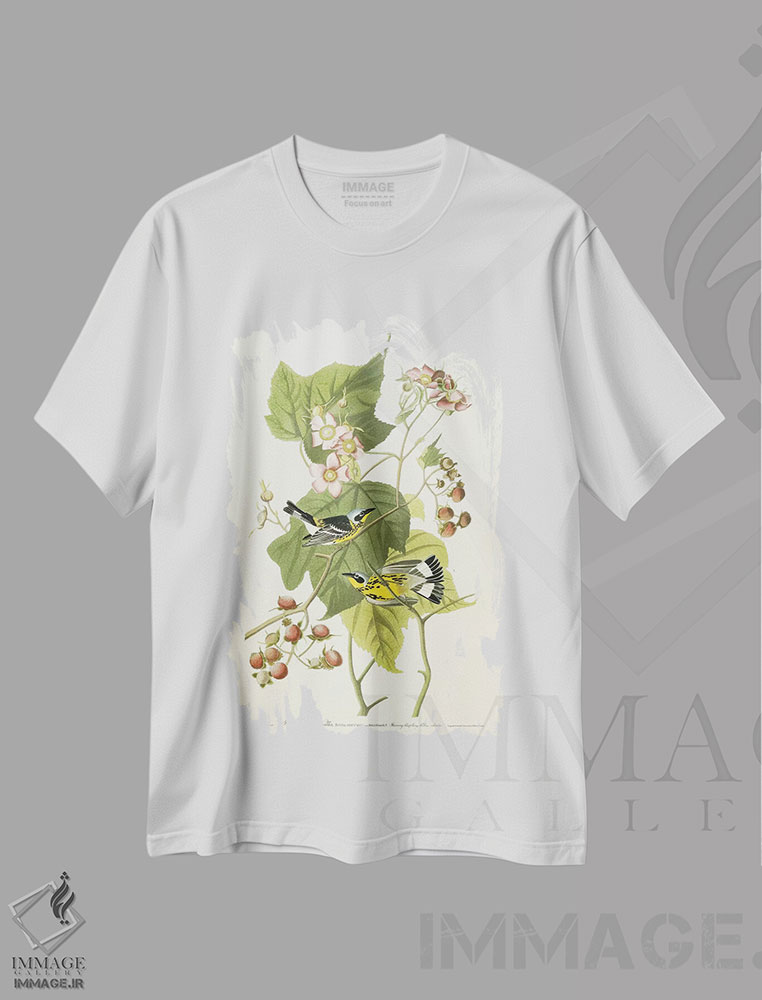 تیشرت طرح دار آثار جان جیمز آدوبون - فروشگاه ایماژ