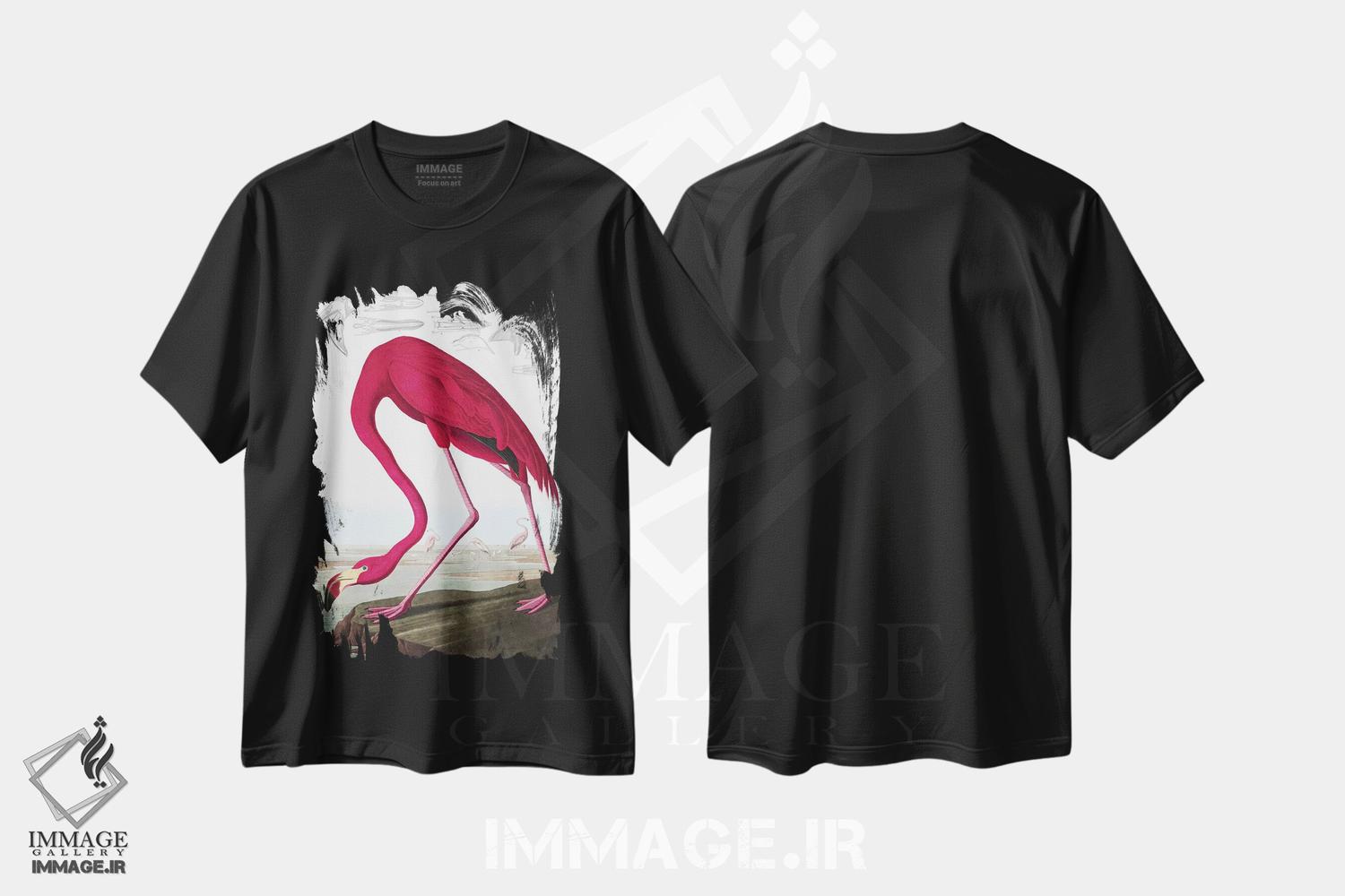 تیشرت طرح دار آثار جان جیمز آدوبون - فروشگاه ایماژ