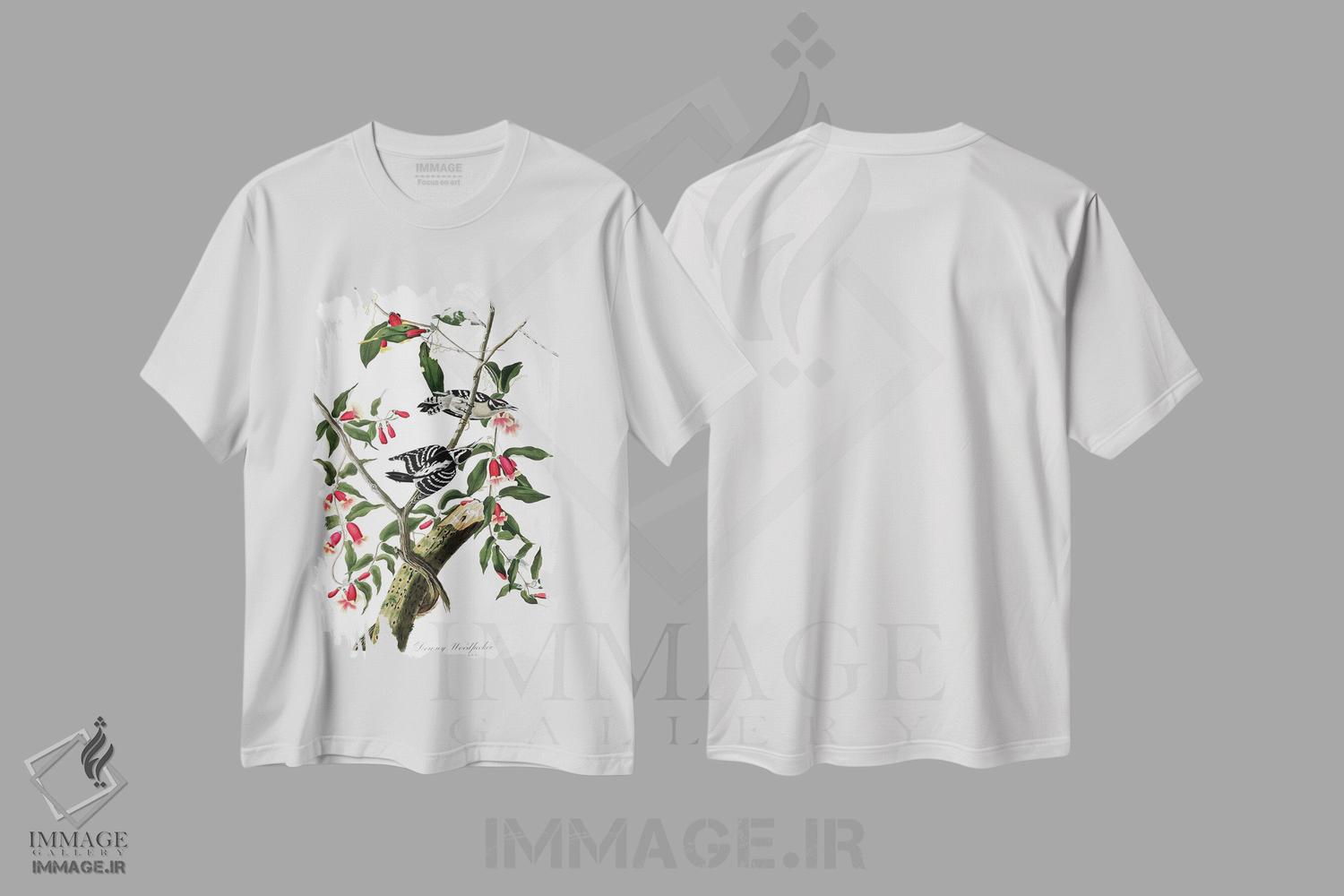 تیشرت طرح دار آثار جان جیمز آدوبون - immage.ir