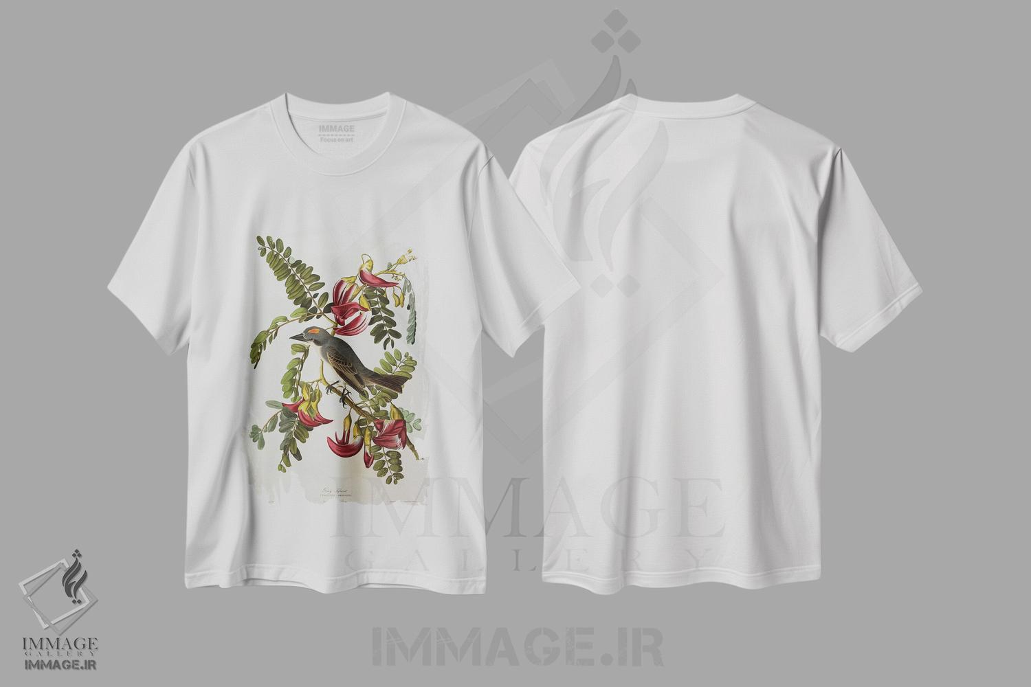 تیشرت طرح دار آثار جان جیمز آدوبون - immage.ir