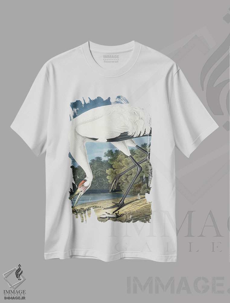 تیشرت طرح دار آثار جان جیمز آدوبون - immage.ir