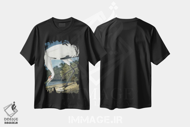 تیشرت طرح دار آثار جان جیمز آدوبون - فروشگاه ایماژ