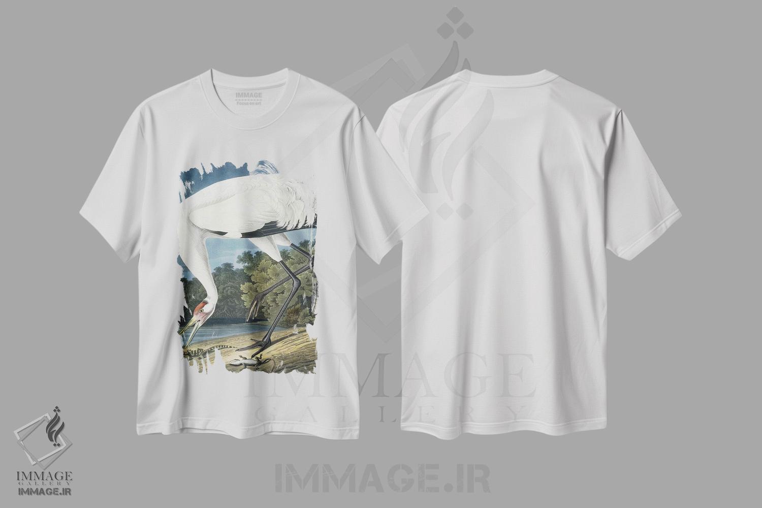 تیشرت طرح دار آثار جان جیمز آدوبون - immage.ir