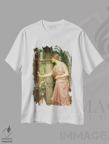 تیشرت طرح دار آثار جان ویلیام واترهاوس - immage.ir